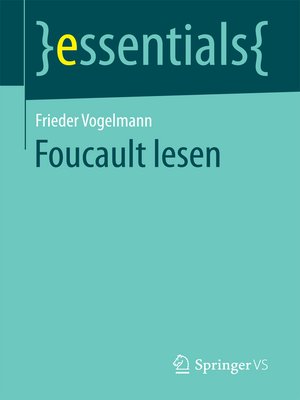 cover image of Foucault lesen